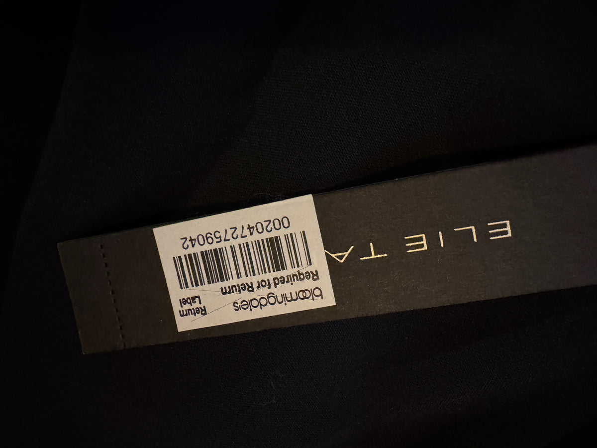 NWT Elie Tahari Juliette Black Dress Pants, Classic Black Trousers, Size 14