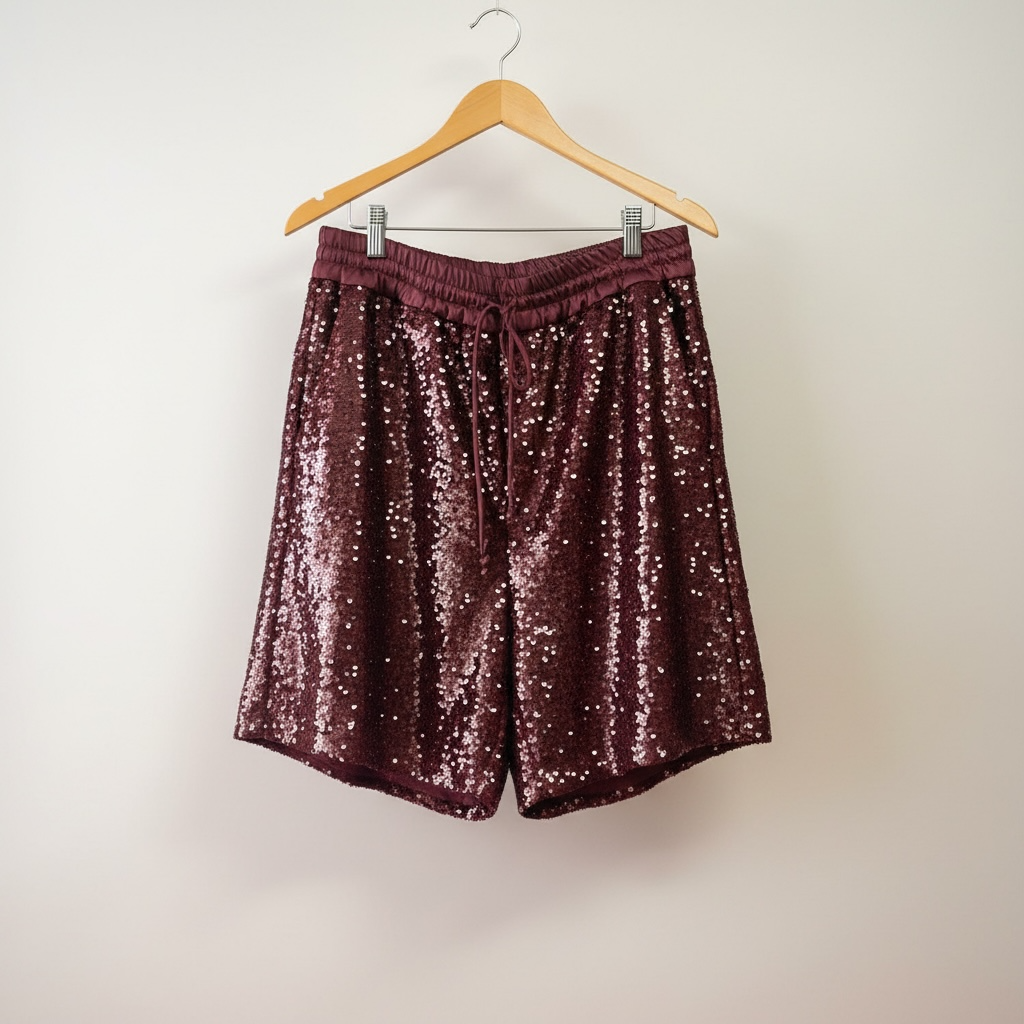 Zara Sequined Basketball Shorts, size XL (or L)