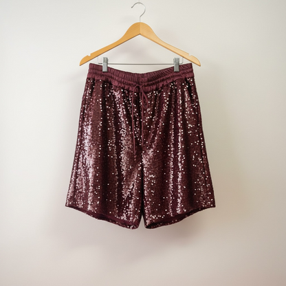 Zara Sequined Basketball Shorts, size XL (or L)