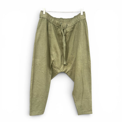 EUC Nicholas K || Olive Green Slouch Harem-Style Pants, size xl