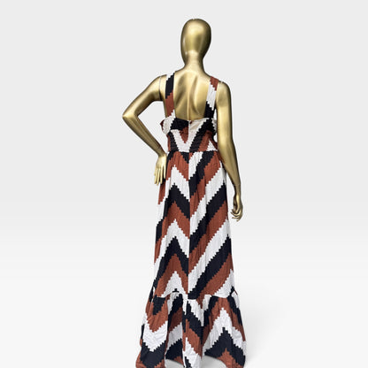 EUC Anthropologie Plenty by Tracy Reese Halter Maxi Dress, Size L