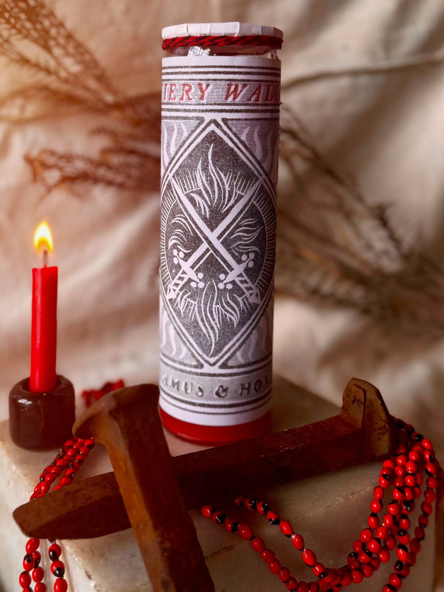 Fiery Wall of Protection 7-Day Fixed Candle