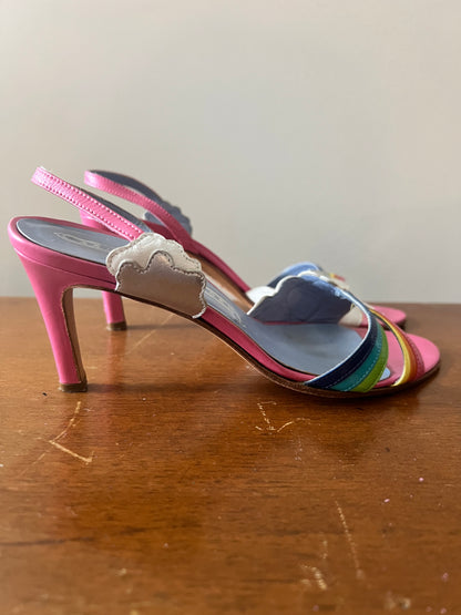 Ashley Dearborn Rainbow Heels size 36