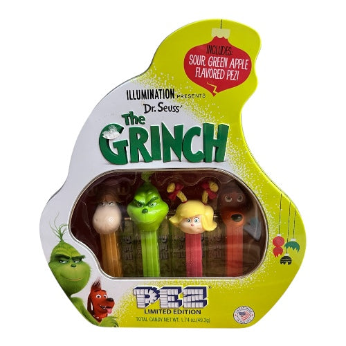 Collectible Grinch Pez Set 4-Dispenser Set