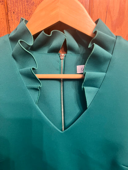 Calvin Klein Emerald Green Wiggle Dress, size 10