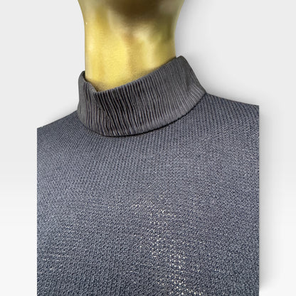 Vintage St. John by Marie Gray, Cutout Back Dress, Black Santana Knit, Size M