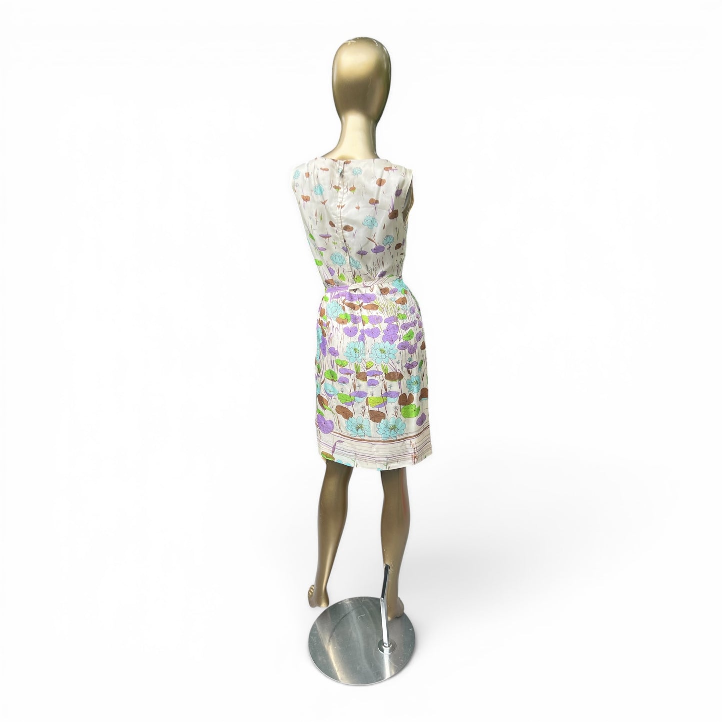 Morelove The Authentic Couturier True Vintage Silk 60s Shift Dress, Size XS/S