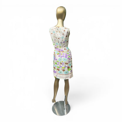 Morelove The Authentic Couturier True Vintage Silk 60s Shift Dress, Size XS/S