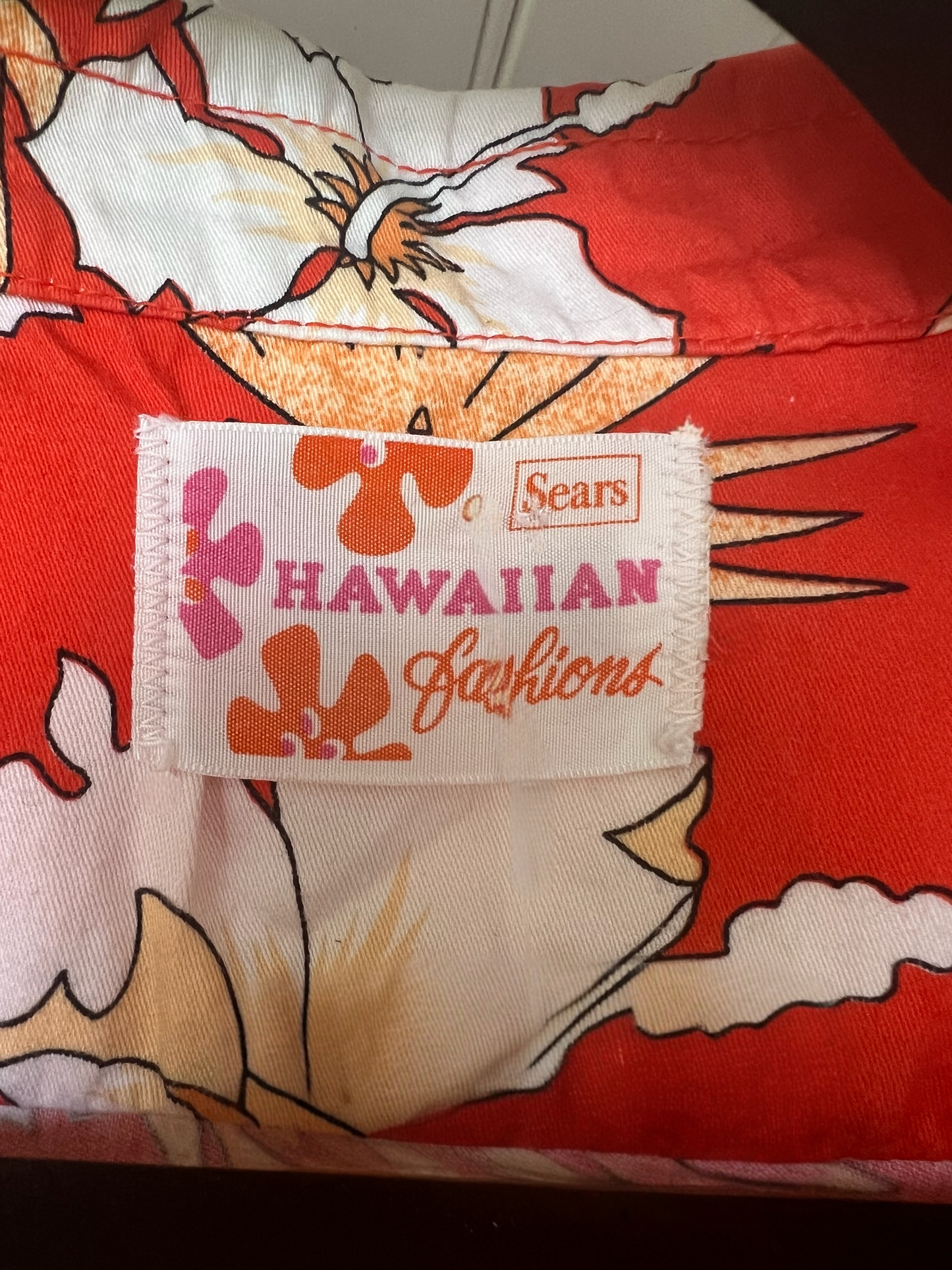 True Vintage 70s Sears Hawaiian Fashions Aloha Shirt, Size M/L