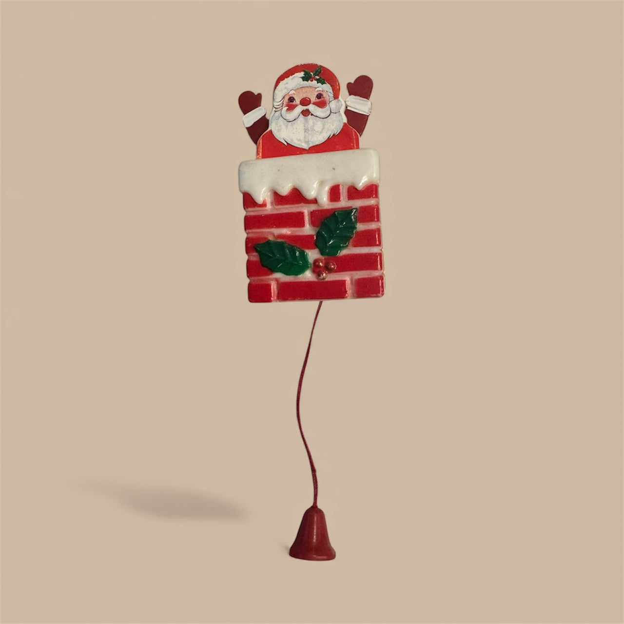 Pop-Up Vintage Santa Brooch/Pin