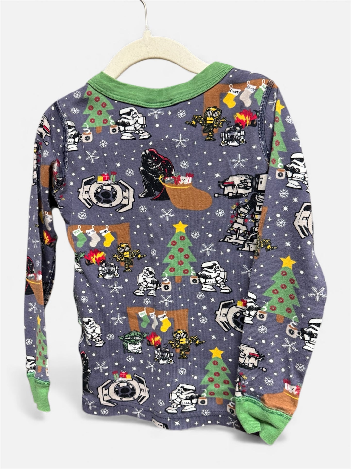 Hanna Andersson Kids Christmas Star Wars Pajamas, size 5