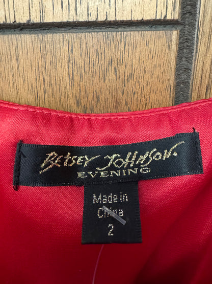 Betsey Johnson Vintage Red Dress size 2