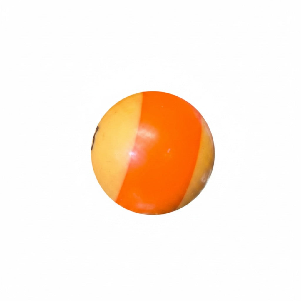 Lucky Vintage Billiard Ball With Clear Lucite Display Stand (Single)