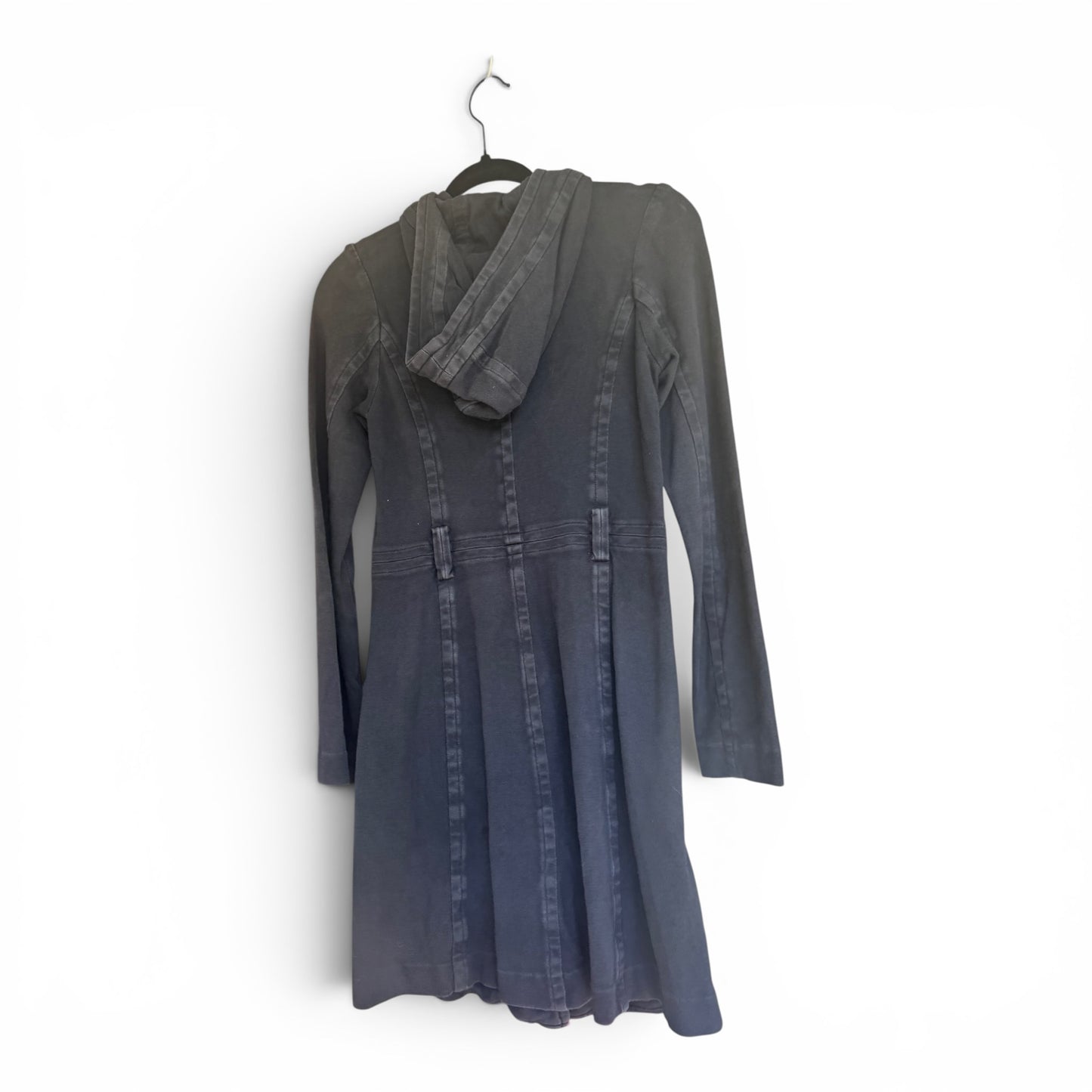 James Perse Vintage Long Hooded Sweatshirt Coat / Jacket, Size 1 (S)