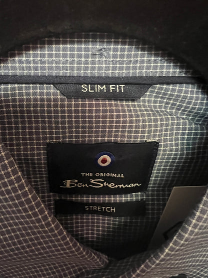 NWT Ben Sherman Slim Fit Button-Up Shirt, size m