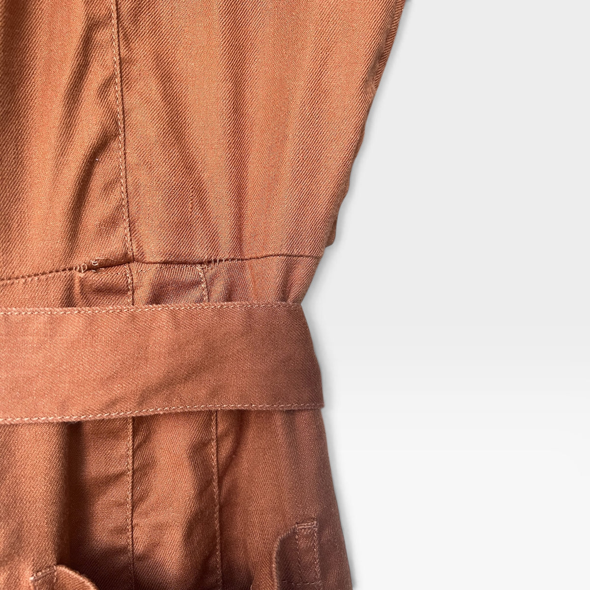 Anthropologie Maeve The Colette Wrap Culotte Jumpsuit - Rust,  Size 10P