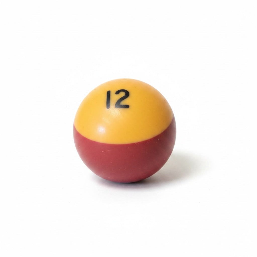 Lucky Vintage Billiard Ball With Clear Lucite Display Stand (Single)
