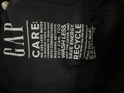 Gap Classic Straight Mid Rise Black Jeans, Size 16 / 33