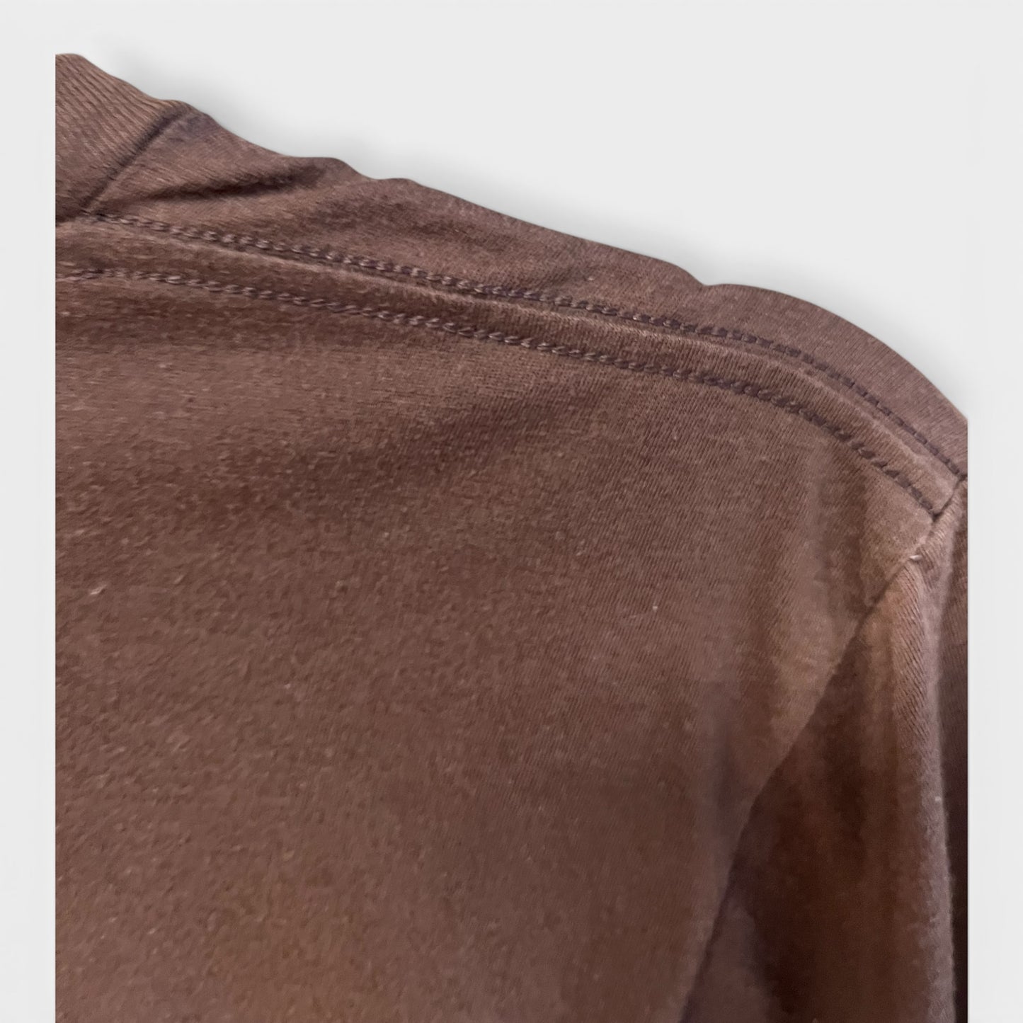 American Apparel Vintage 2000’s T-Shirt, 50-50, Brown, size s