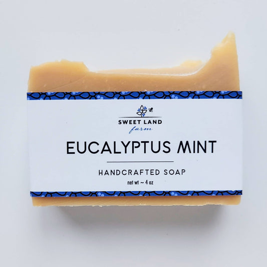Handmade Goat Milk Soap - Eucalyptus Mint