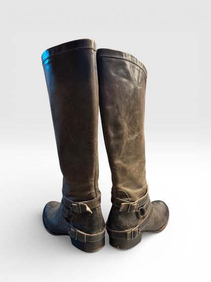 Freebird Tall Boots, Brown, Knee High, size 9