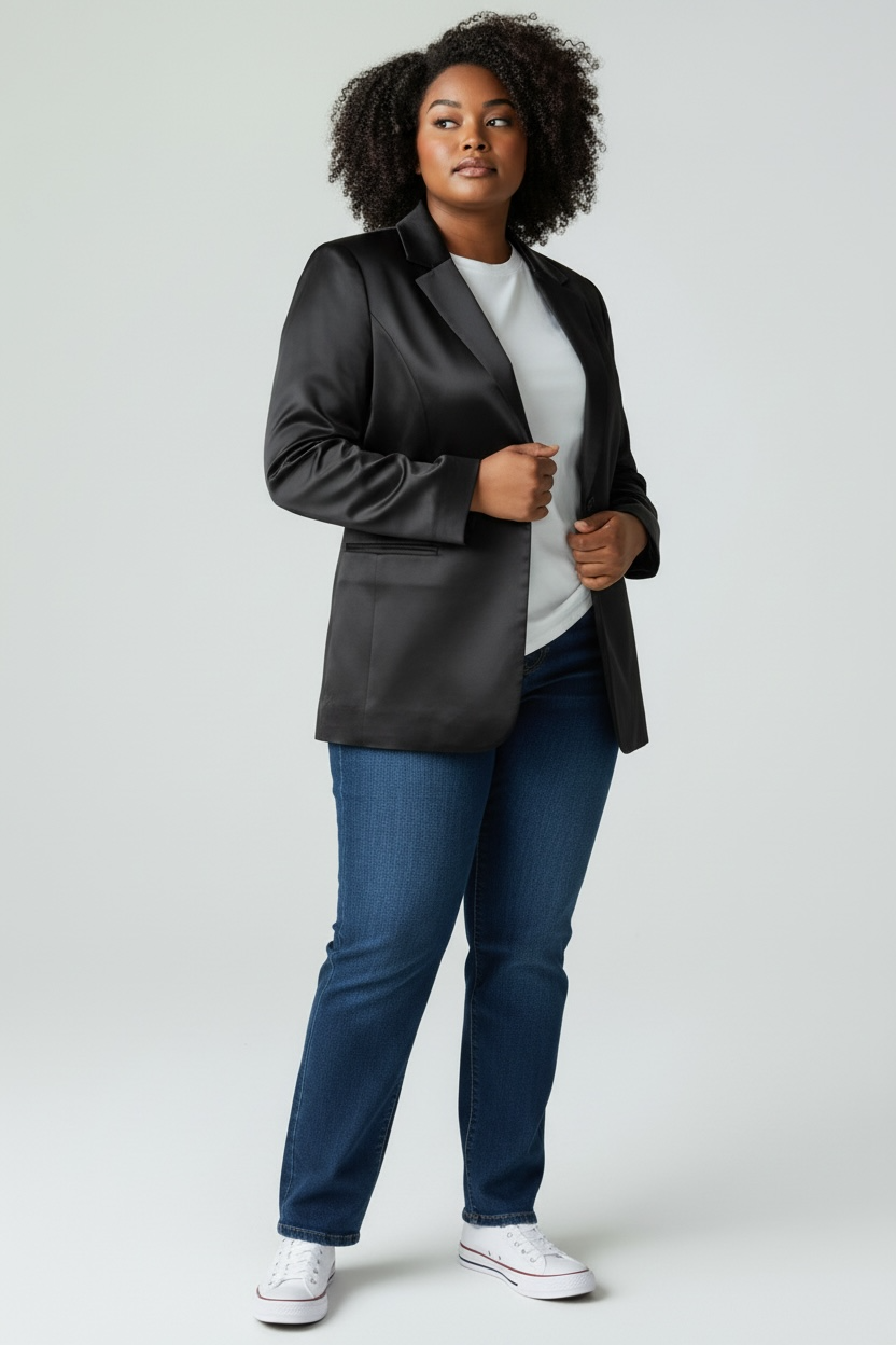 Black Suit Jacket by Lewit size 18