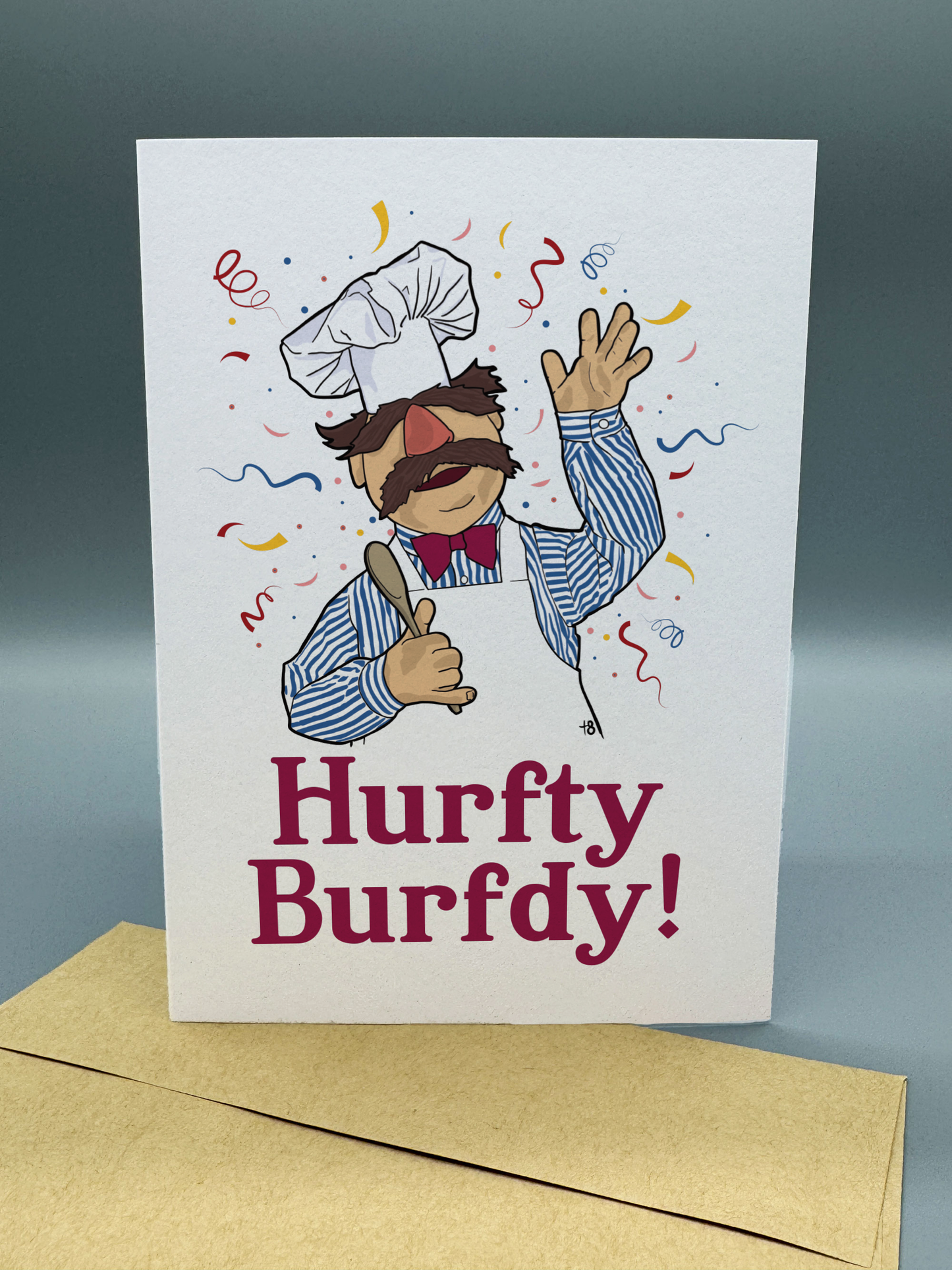 Hurfty Burfdy Card - Funny Birthday Card