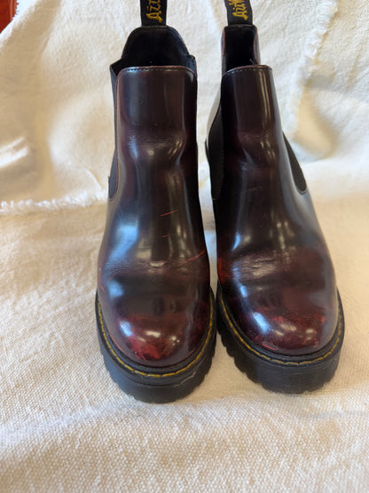 Deep Cherry Red Doc Martens - size 6