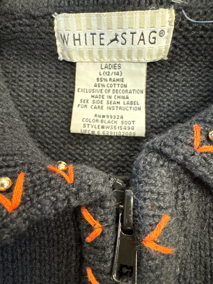 Vintage Halloween Sweater, White Stag brand, size L