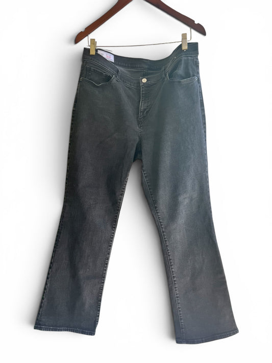 Gap Mid Rise “Baby Boot” cut Women’s Jeans Black/Grey, size 33/16s