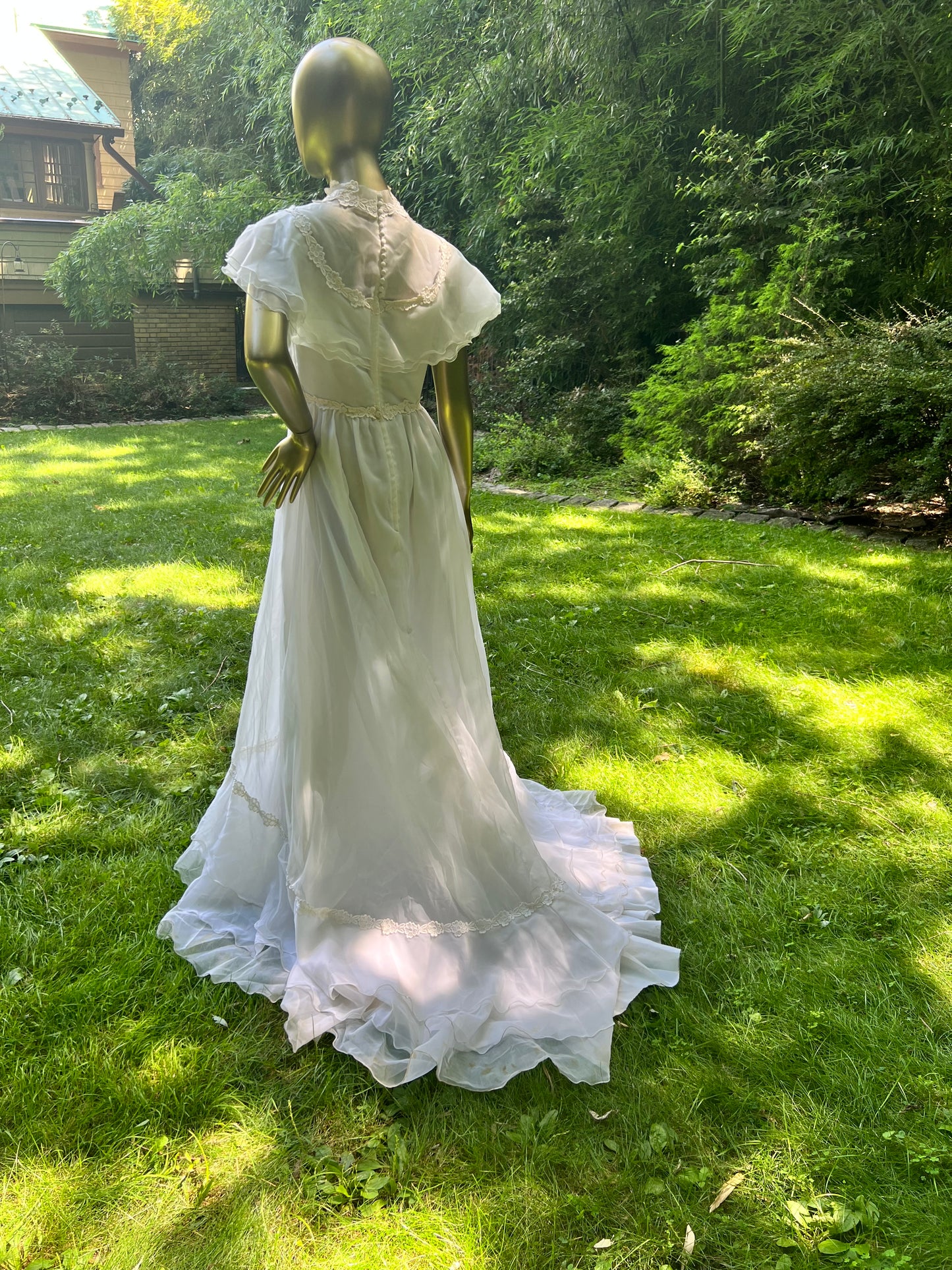 Vintage 1970’s Wedding Gown, size small