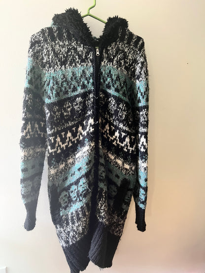 Skull Sweater by TRF Knitwear—size M