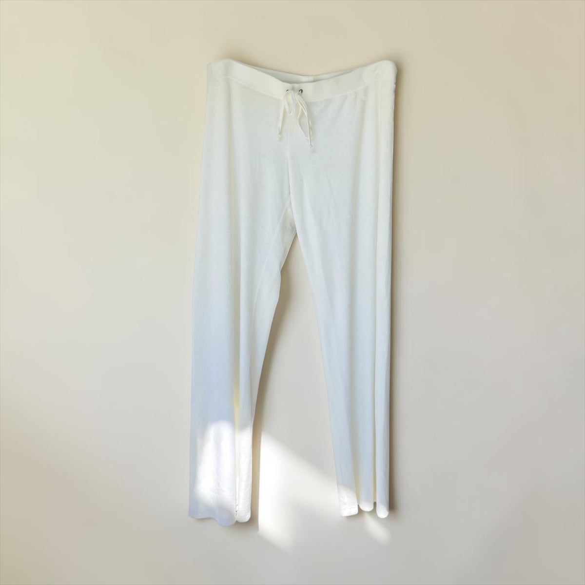 Vintage Juicy Couture White Velour Lounge Pants, EUC, Size XL