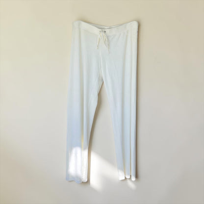 Vintage Juicy Couture White Velour Lounge Pants, EUC, Size XL