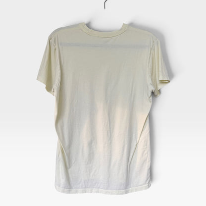 Banana Republic Pale Buttercream Yellow Fitted Crew T-Shirt, Size M
