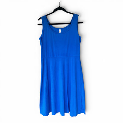 Herou Royal Blue Sleeveless Tank Dress, Size L