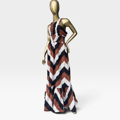 EUC Anthropologie Plenty by Tracy Reese Halter Maxi Dress, Size L