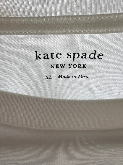 NWT Kate Spade New York Branded T-shirt, Rainbow Letters, Size XL