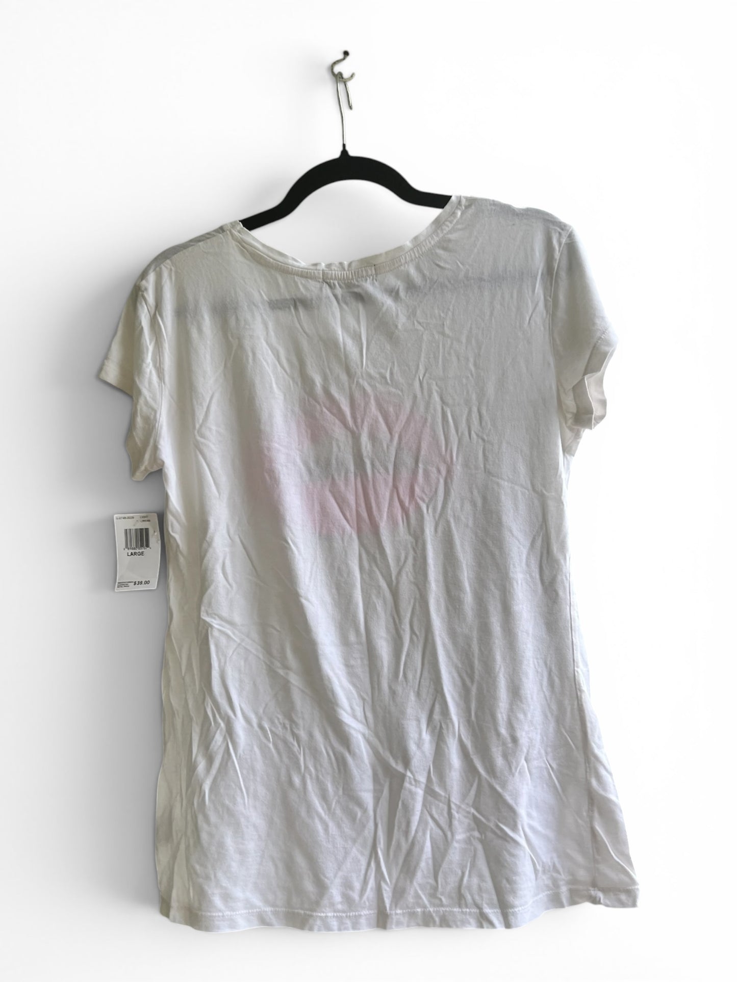 NWT Signorelli Bloomingdale’s Pink Lips T-Shirt, Size L
