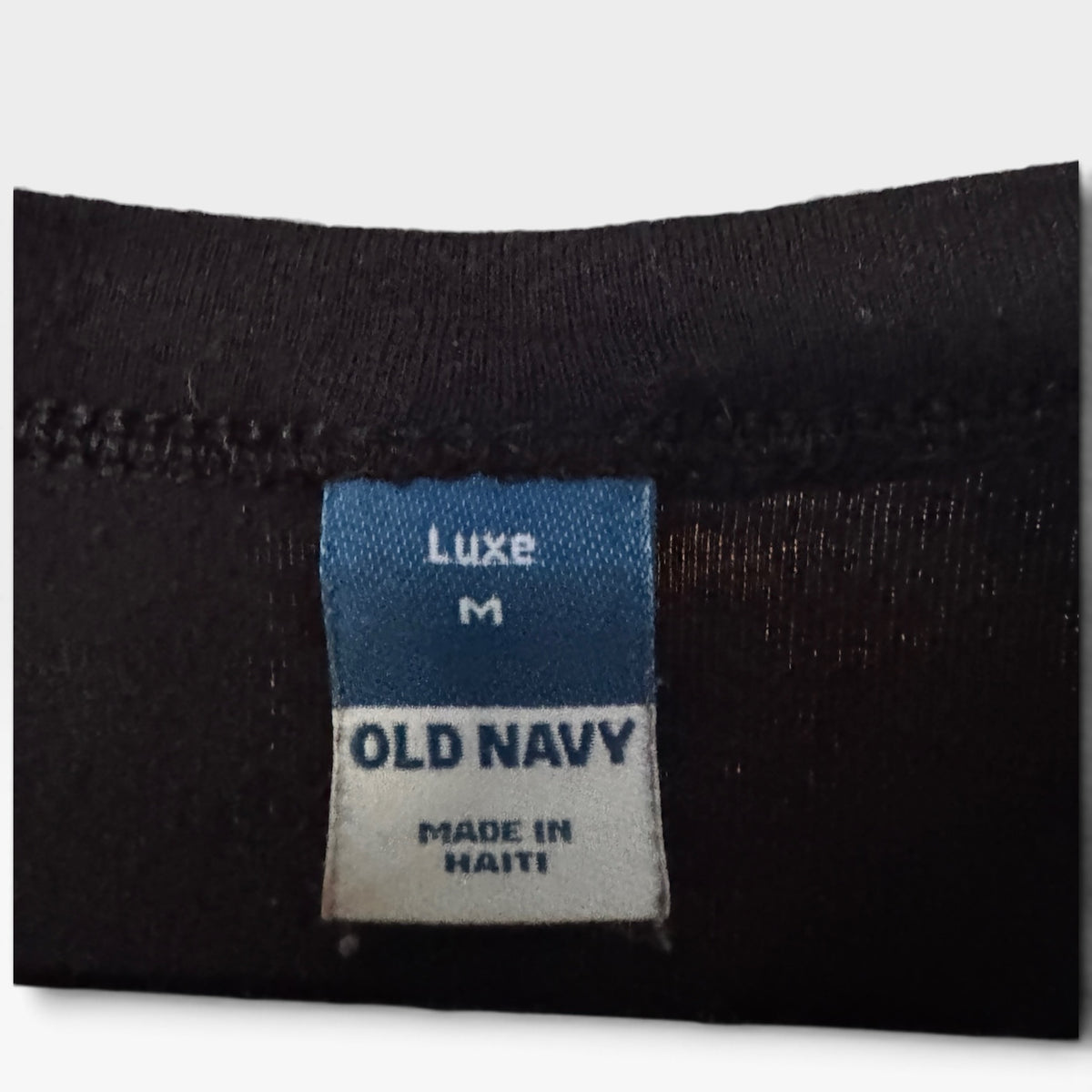 Old Navy Luxe Black Relaxed Fit Tank Top, Size M