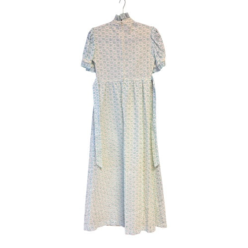 Eyelet Vintage 70’s Maxi-Length Prairie Dress, size s