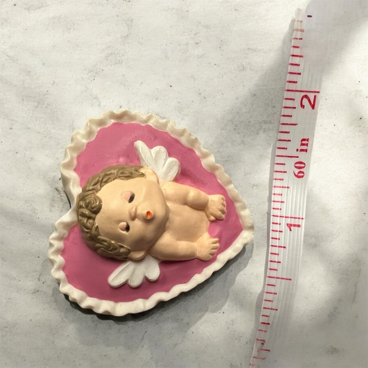 Vintage Kissing Cupid Valentine’s Day Pin/Brooch