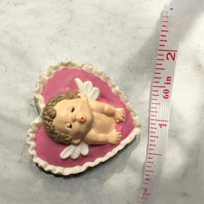 Vintage Kissing Cupid Valentine’s Day Pin/Brooch
