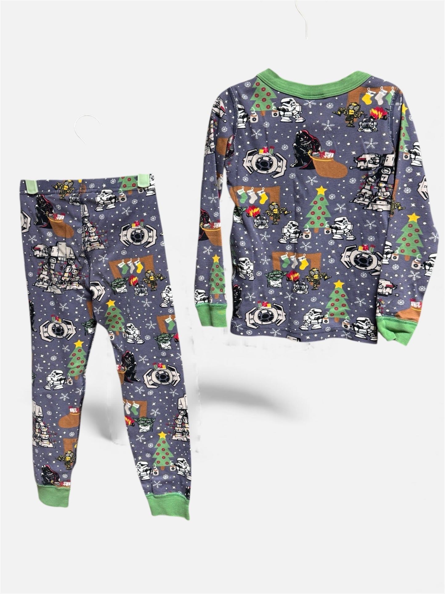 Hanna Andersson Kids Christmas Star Wars Pajamas, size 5
