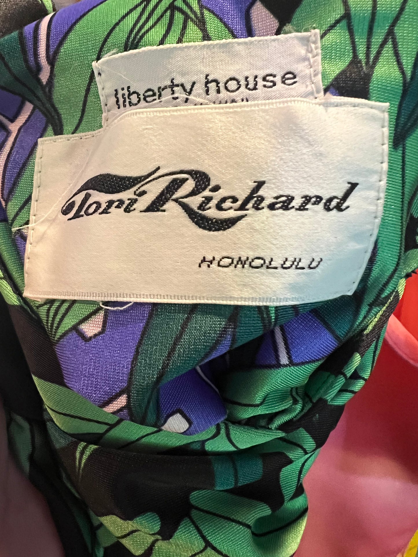 Vintage Tori Richard || Liberty House || Hawaiian Dress