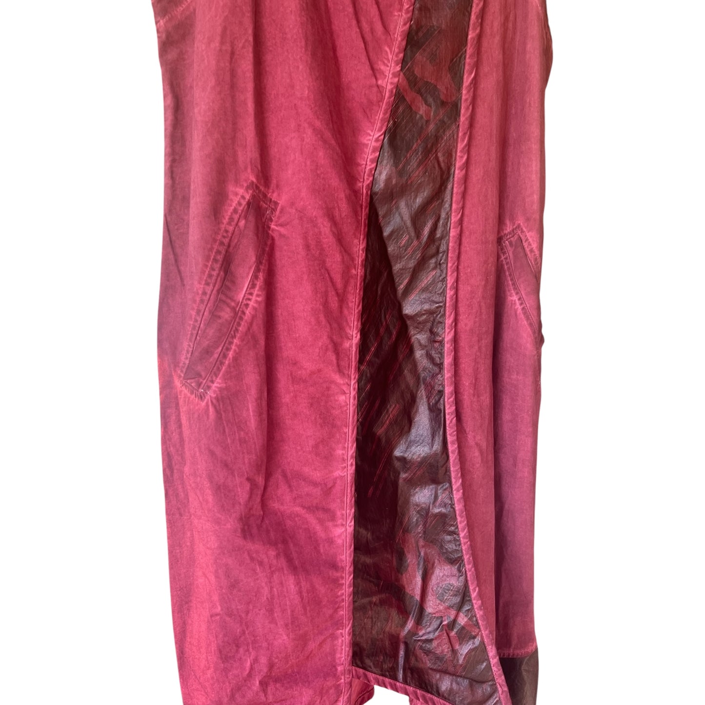 Kekoo Design Fuchsia Avant Garde Lagenlook Dress, Size S