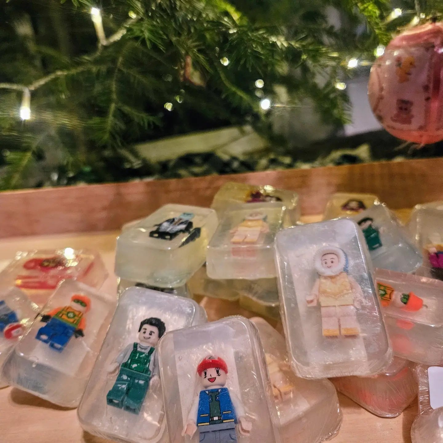 Holiday Minifigure Soap (Orange Scented)