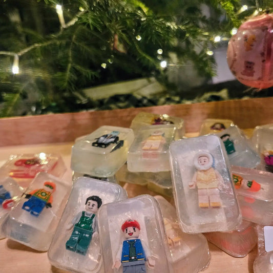 Holiday Minifigure Soap (Orange Scented)