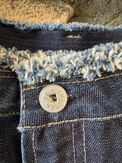 Marithé et François Girbaud Vintage Denim 90s/Y2K Micro Mini Skirt, size 4