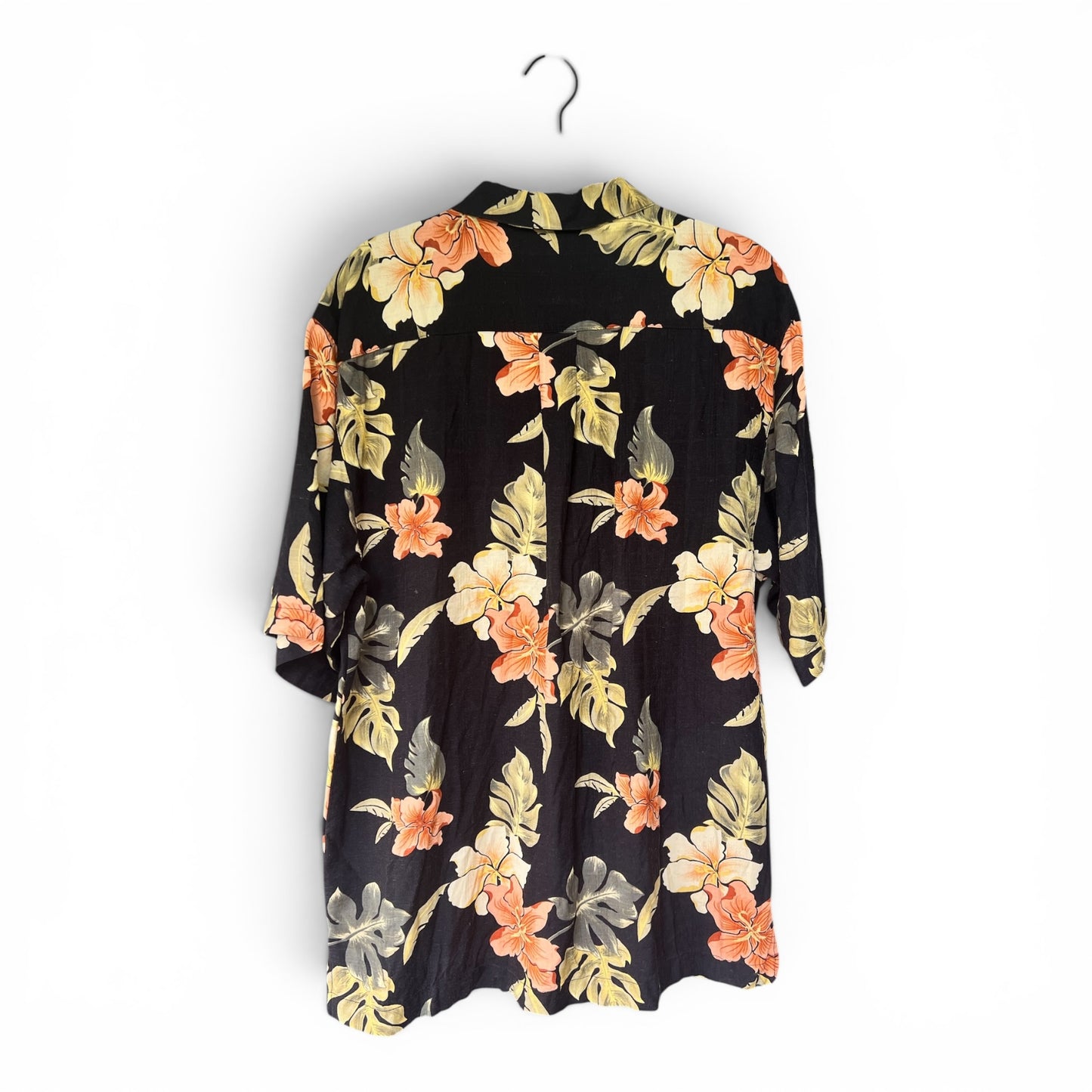 Vintage Jamaica Jaxx 100% Silk Men’s Hawaiian Shirt, Size M